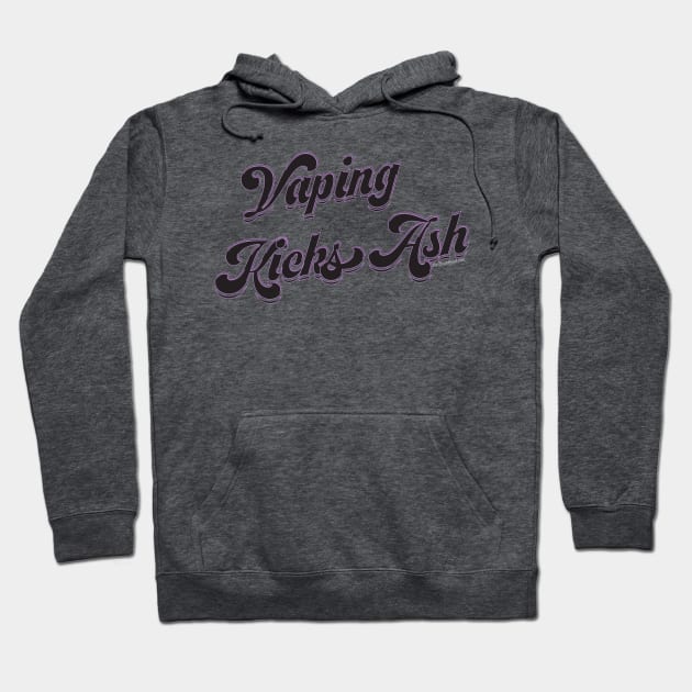 Ω VAPE  | Vaping Kicks Ash Hoodie by IconicTee